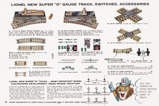 Lionel Consumer catalog 1957