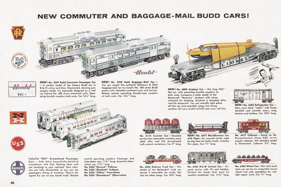 Lionel Consumer catalog 1957