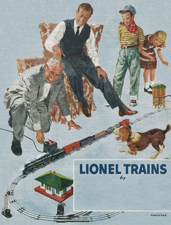 Lionel Trains brochure 1955