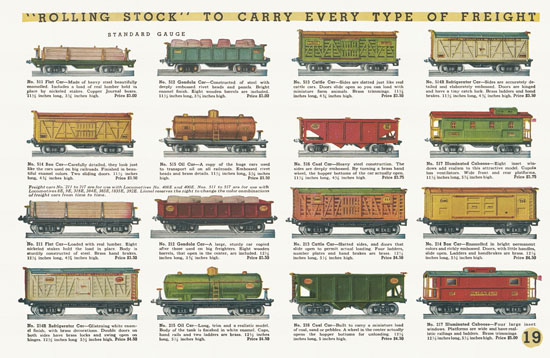 Lionel Trains catalog 1934