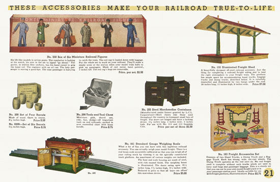 Lionel Trains catalog 1934