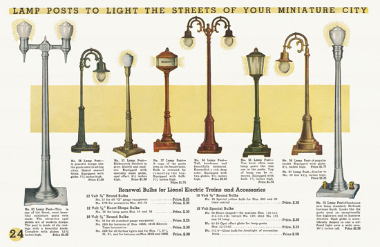 Lionel Trains catalog 1934