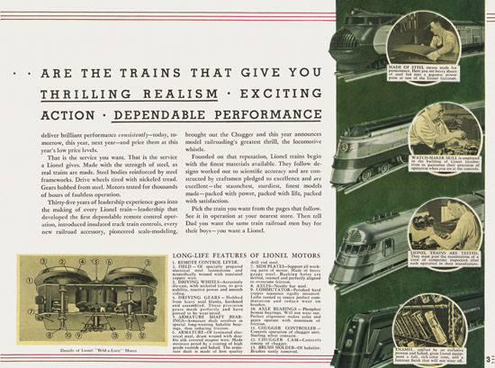 Lionel Trains catalog 1935