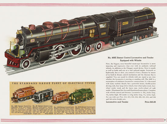 Lionel Trains catalog 1935