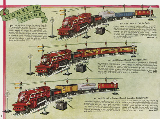 Lionel Trains catalog 1935