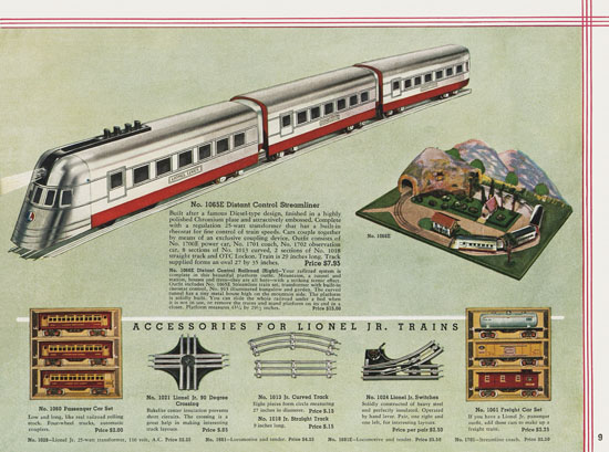 Lionel Trains catalog 1935