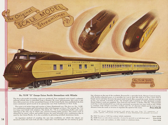 Lionel Trains catalog 1935