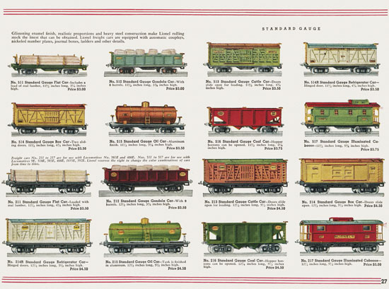 Lionel Trains catalog 1935