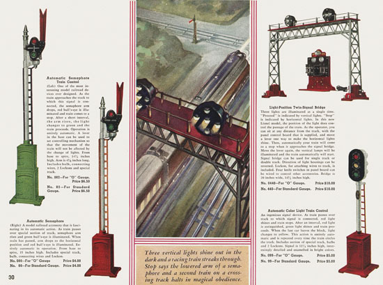 Lionel Trains catalog 1935