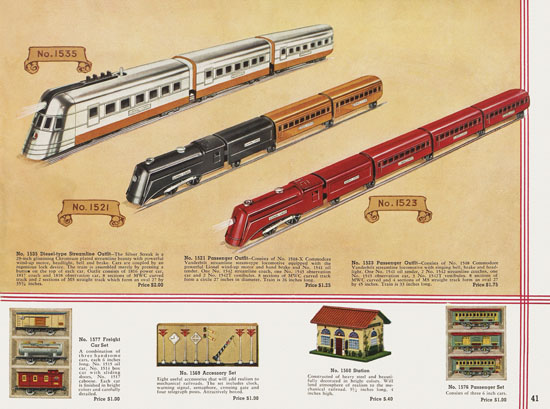 Lionel Trains catalog 1935