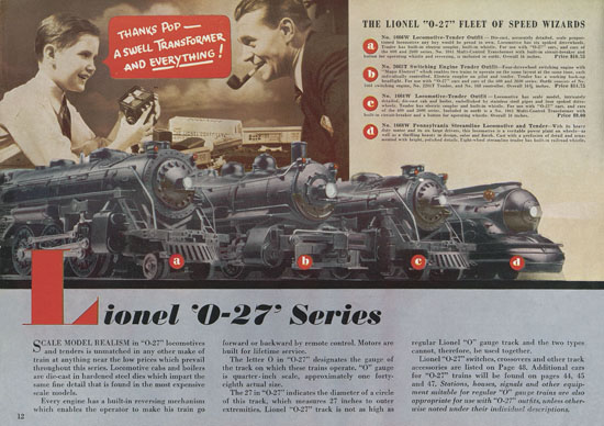 Lionel catalog 1940