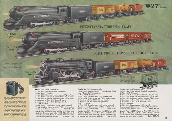 Lionel catalog 1940