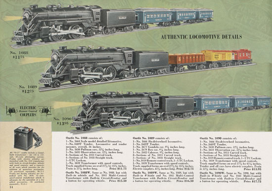 Lionel catalog 1940