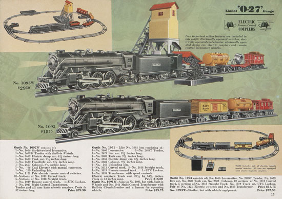 Lionel catalog 1940