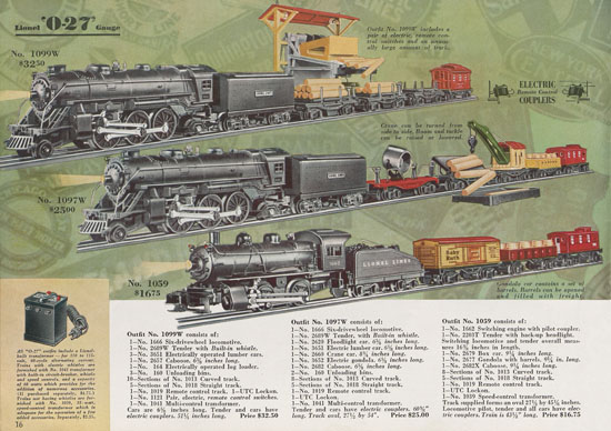 Lionel catalog 1940