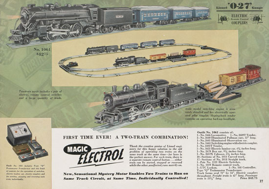 Lionel catalog 1940