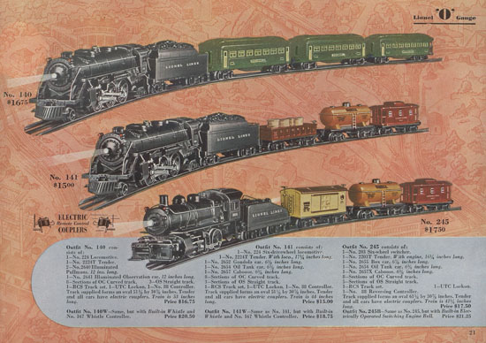 Lionel catalog 1940