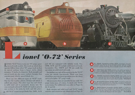 Lionel catalog 1940