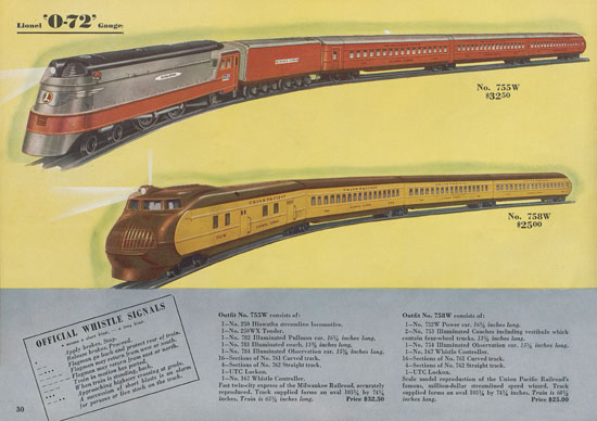 Lionel catalog 1940