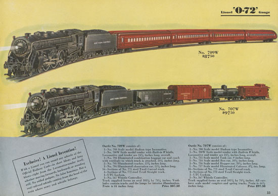 Lionel catalog 1940