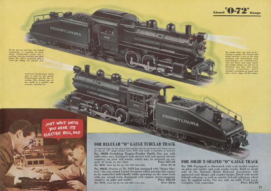 Lionel catalog 1940