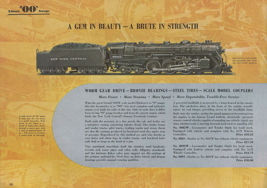 Lionel catalog 1940