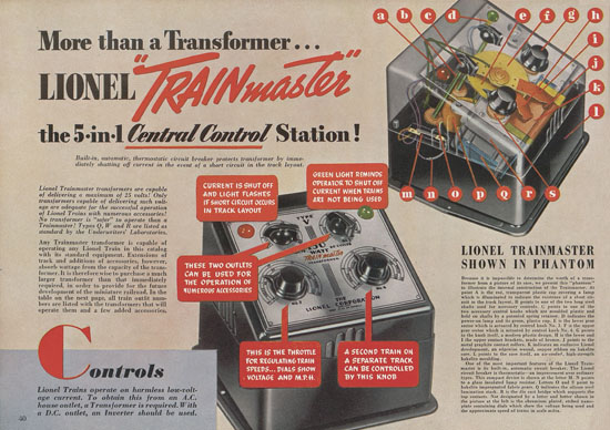 Lionel catalog 1940