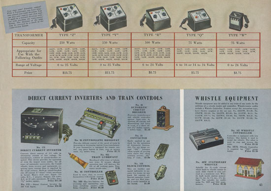 Lionel catalog 1940