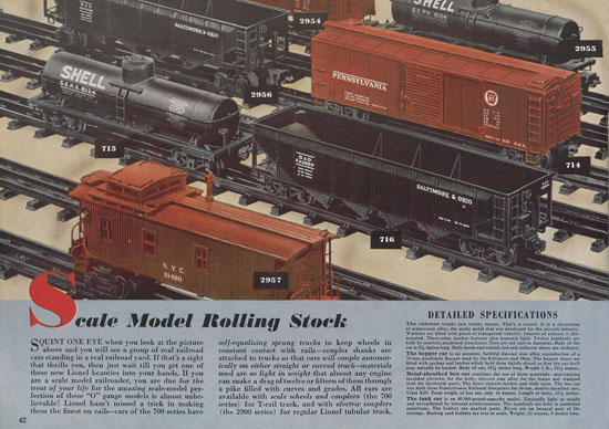 Lionel catalog 1940