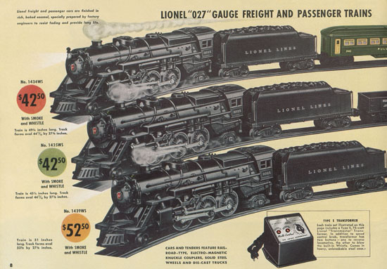 Lionel catalog 1947