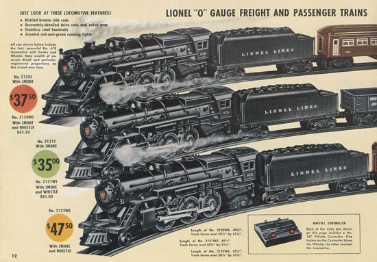 Lionel catalog 1947