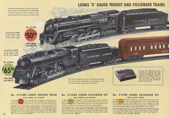 Lionel catalog 1947