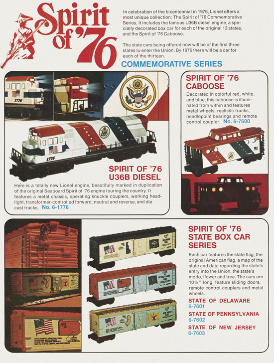 Lionel catalog 1974