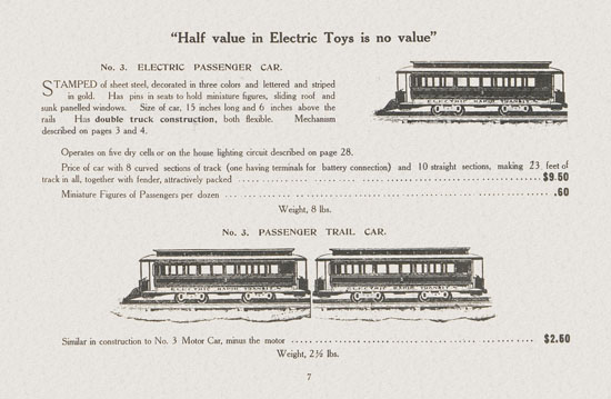 Lionel catalogue 1909