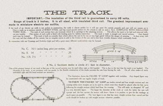 Lionel catalogue 1909