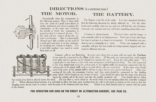 Lionel catalogue 1909