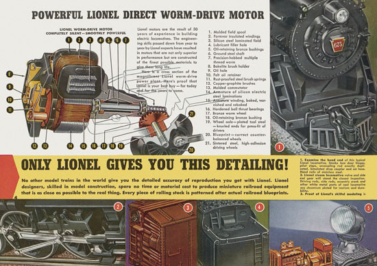 Lionel catalogue 1950