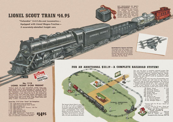 Lionel catalogue 1950