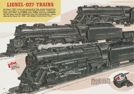 Lionel catalogue 1950