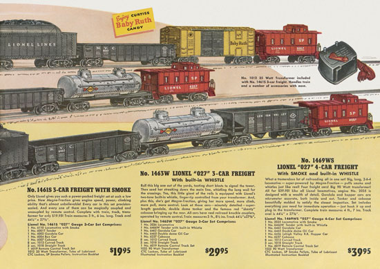 Lionel catalogue 1950