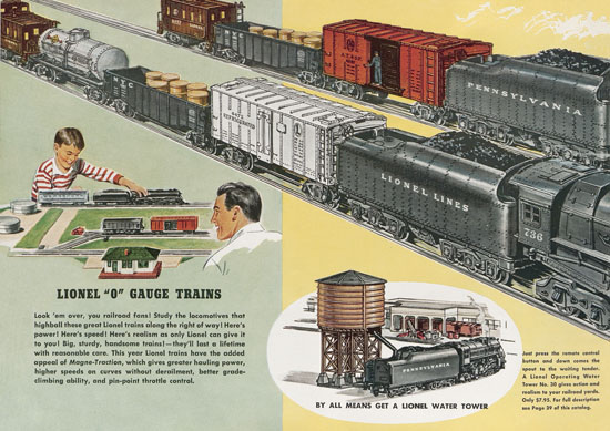 Lionel catalogue 1950