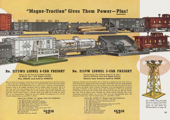 Lionel catalogue 1950