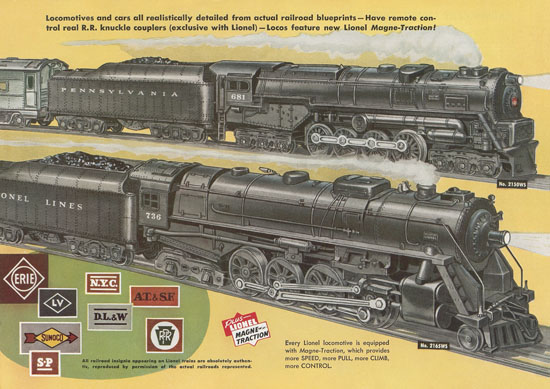 Lionel catalogue 1950