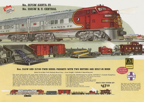 Lionel catalogue 1950