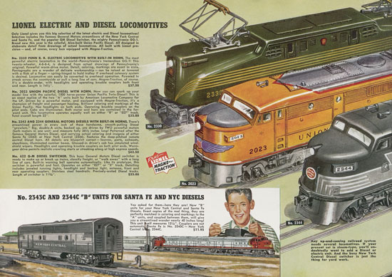 Lionel catalogue 1950