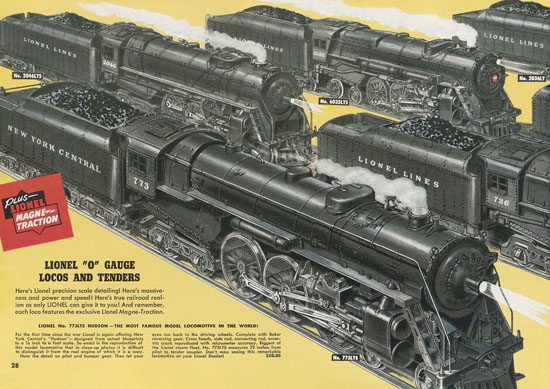 Lionel catalogue 1950