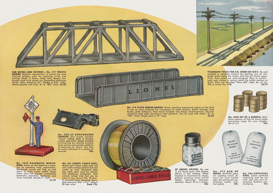 Lionel catalogue 1950