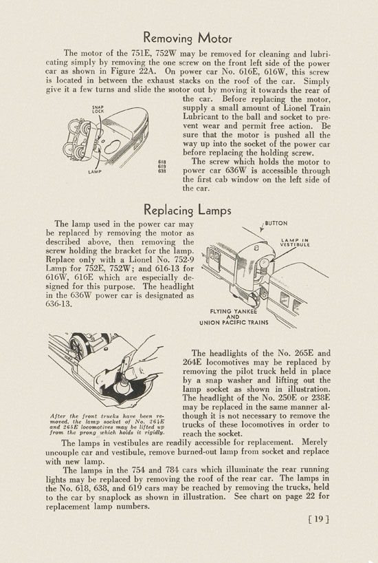 Lionel Instructions for Assembling and Operating 1936