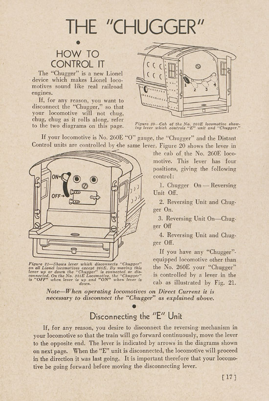 Lionel Instructions for Assembling and Operating 1938