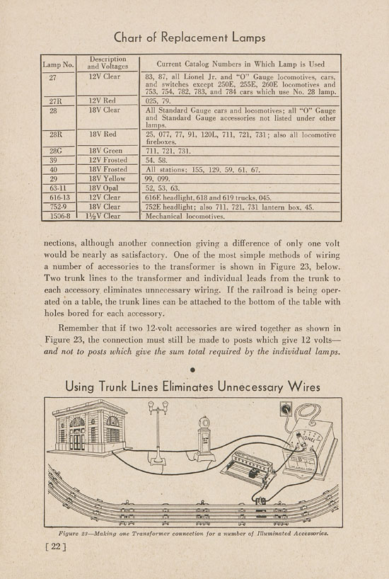 Lionel Instructions for Assembling and Operating 1938